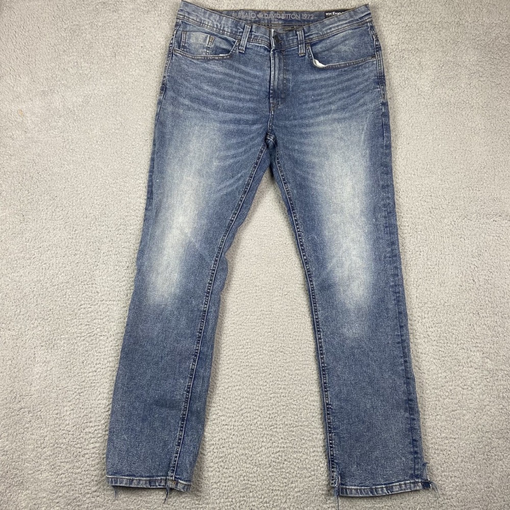 Buffalo David Bitton Jeans Men's Size 34x32 Evan-X Slim Straight Stretch Soft‎